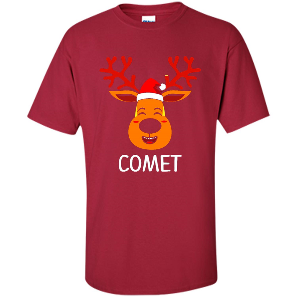 Comet Santa Claus Funny Xmas Holiday T-Shirt - Shirt