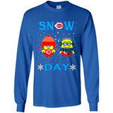 Snow Day Shirt For Cincinnati Reds Vs Minion Fans pingpong