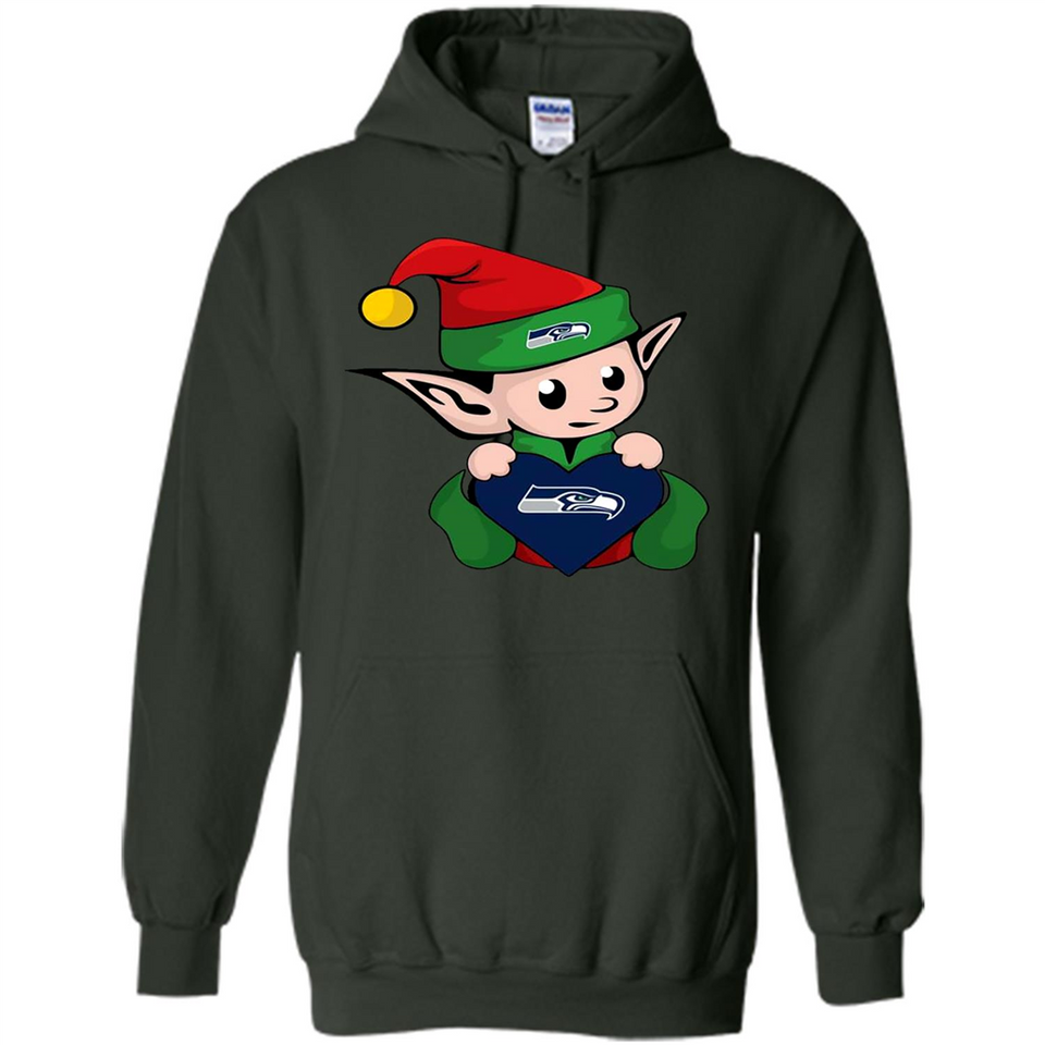 Seattle Seahawks ELF Elves Grinch Santa Claus