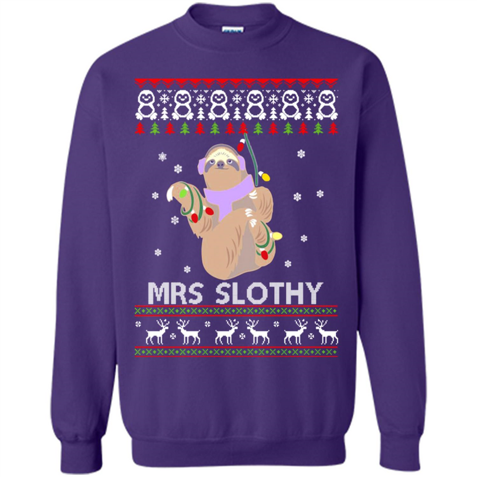 Mrs Slothy Christmas - Sweatshirt