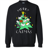 Merry Catmas Funny Cool Christmas Mug PINGPONG - Sweatshirt