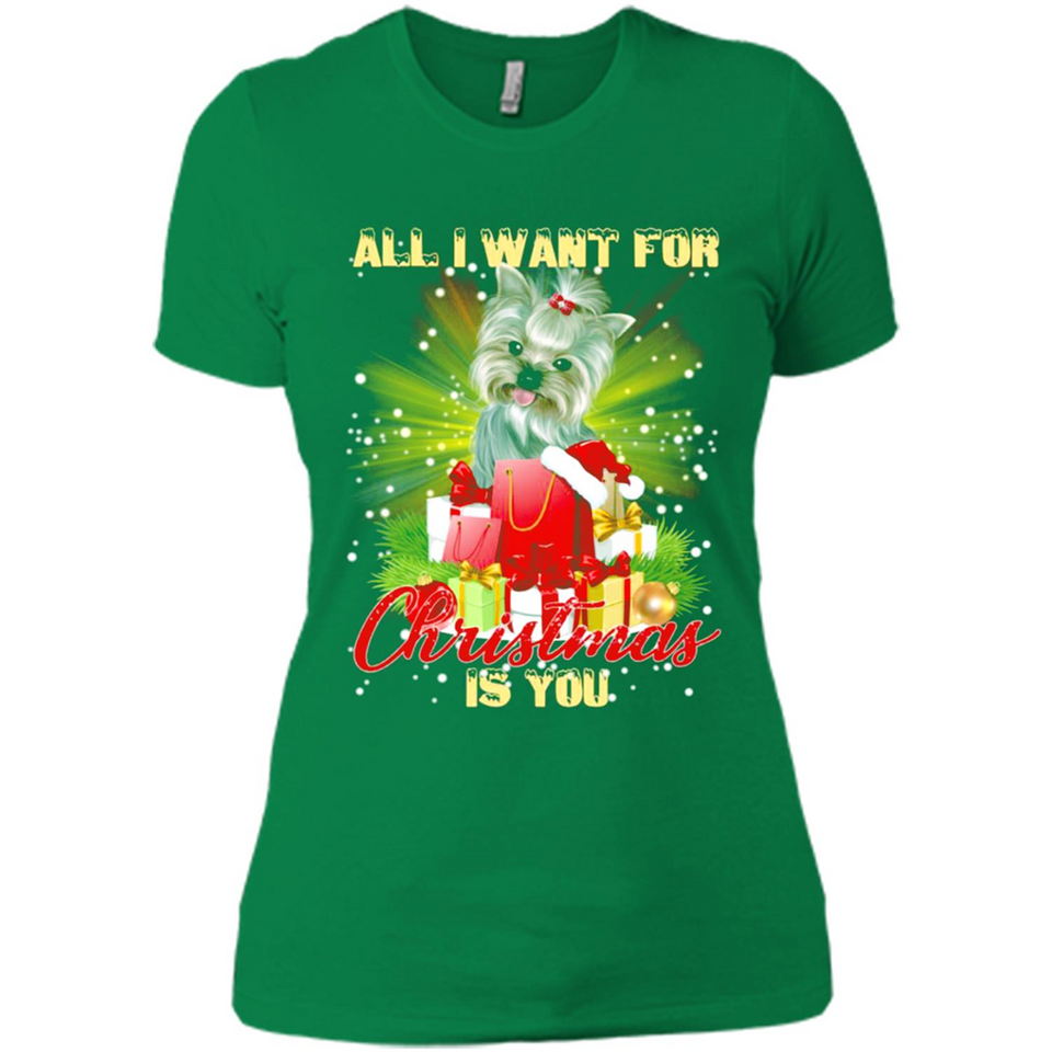 All I Want For Christmas Is You Yorkie Yorkshire Terrier