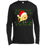 TACO Santa Hat Ugly Christmas shirt Ladies' Boyfriend