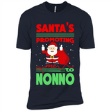 Santa's Promoting Me To Nonno - Premium Short Sleeve T-Shirt