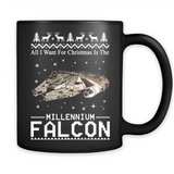 All I Want For Christmas Is The Millennium Falcon ugly PINGPONG