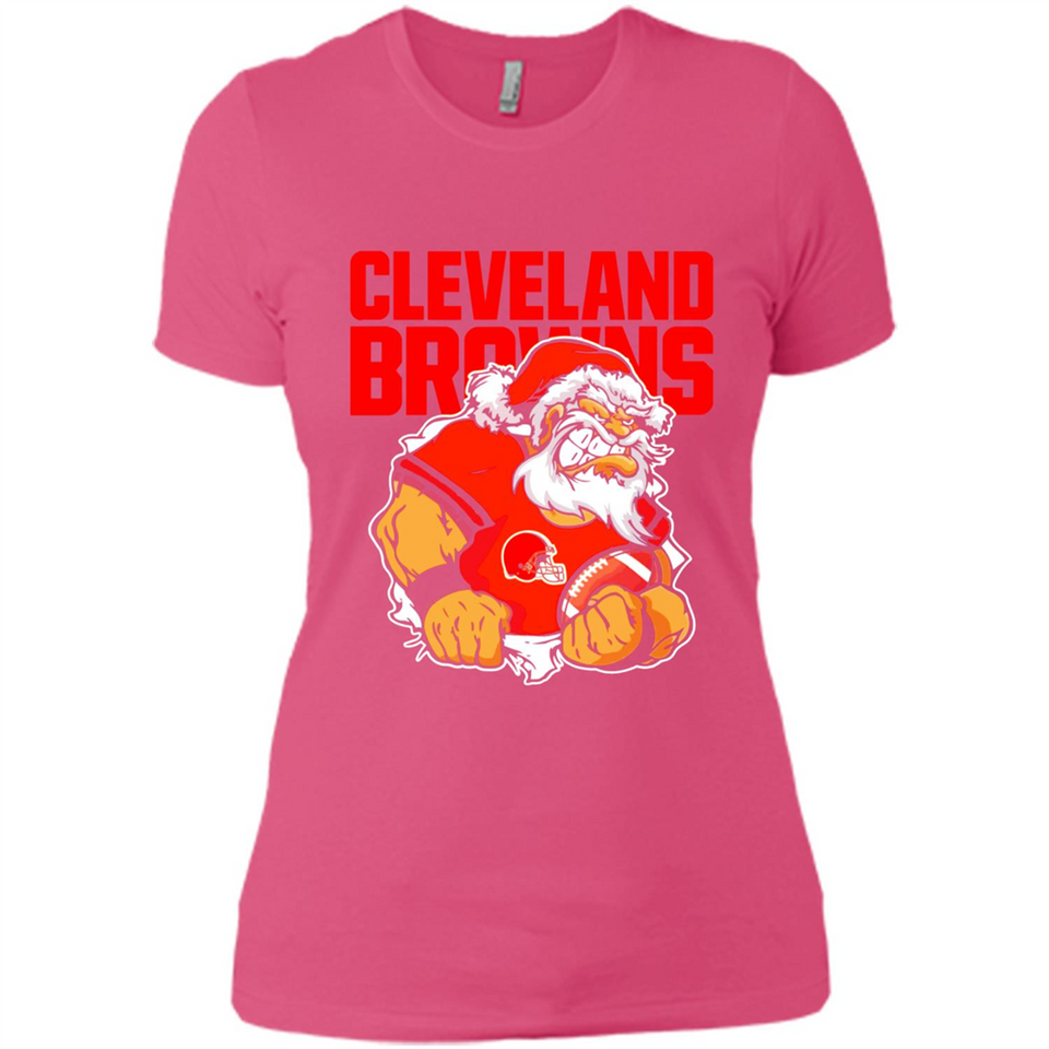 Grumpy Santa Claus Cleveland Browns Football Team PINGPONG