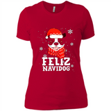 Feliz Navidog Boston Terrier Dog Ugly Xmas Sweater PING PONG