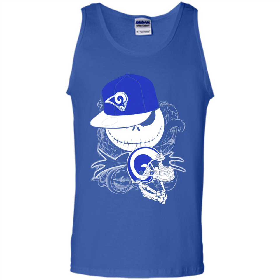 Jack Skellington The Nightmare Before Christmas-Rams Football - Tank Top