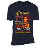 October Girl She Slays She Prays Beautiful Birthday PINGPONG