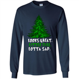 Looks Great Little Full Lotta Sap Funny Christmas PINGPONG