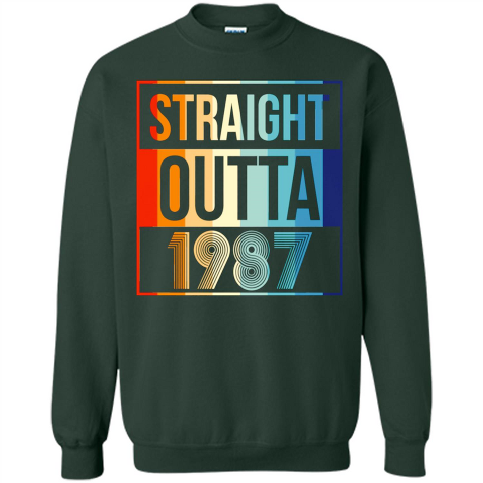 Retro Straight Outta 1987 31 Years Old - Sweatshirt