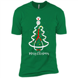 Christmas tree Nurse merry Christmas - Premium Short Sleeve T-Shirt