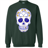 St. Louis Blues Hockey Sugar Skull Day of the Dead