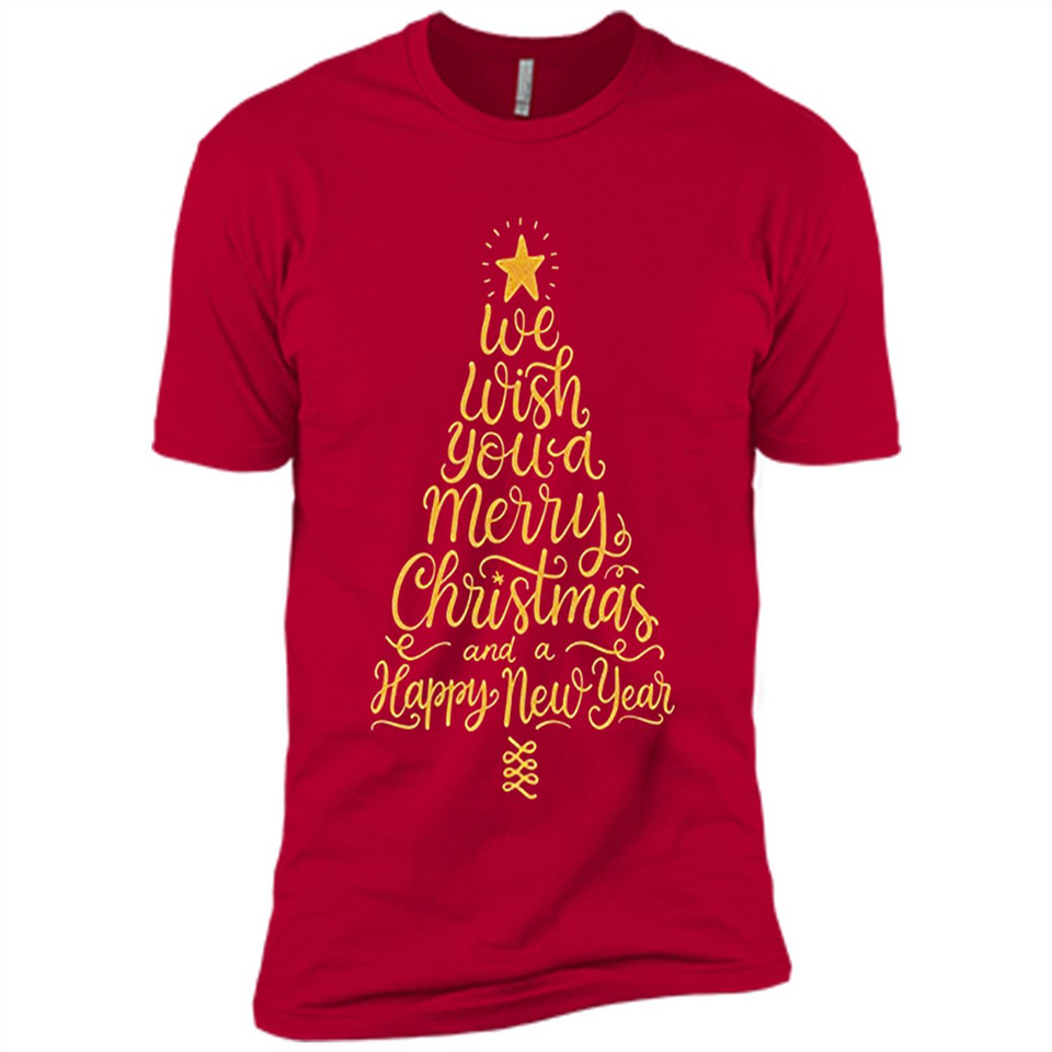 Christmas Tree T-Shirt Funny Mery Christmas Gift Idea - Premium Short Sleeve T-Shirt