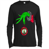 GRINCH HAND HOLDING BOSTON CELTICS NBA GLITTER CHRISTMAS PINGPONG