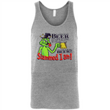 Slammed I Am I Would Drink Beer With A Goat On A Boat Shirt - Canvas Unisex Tank