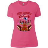 New England Patriots NFL Reindeer Funny Merry Christmas And Happy New Year