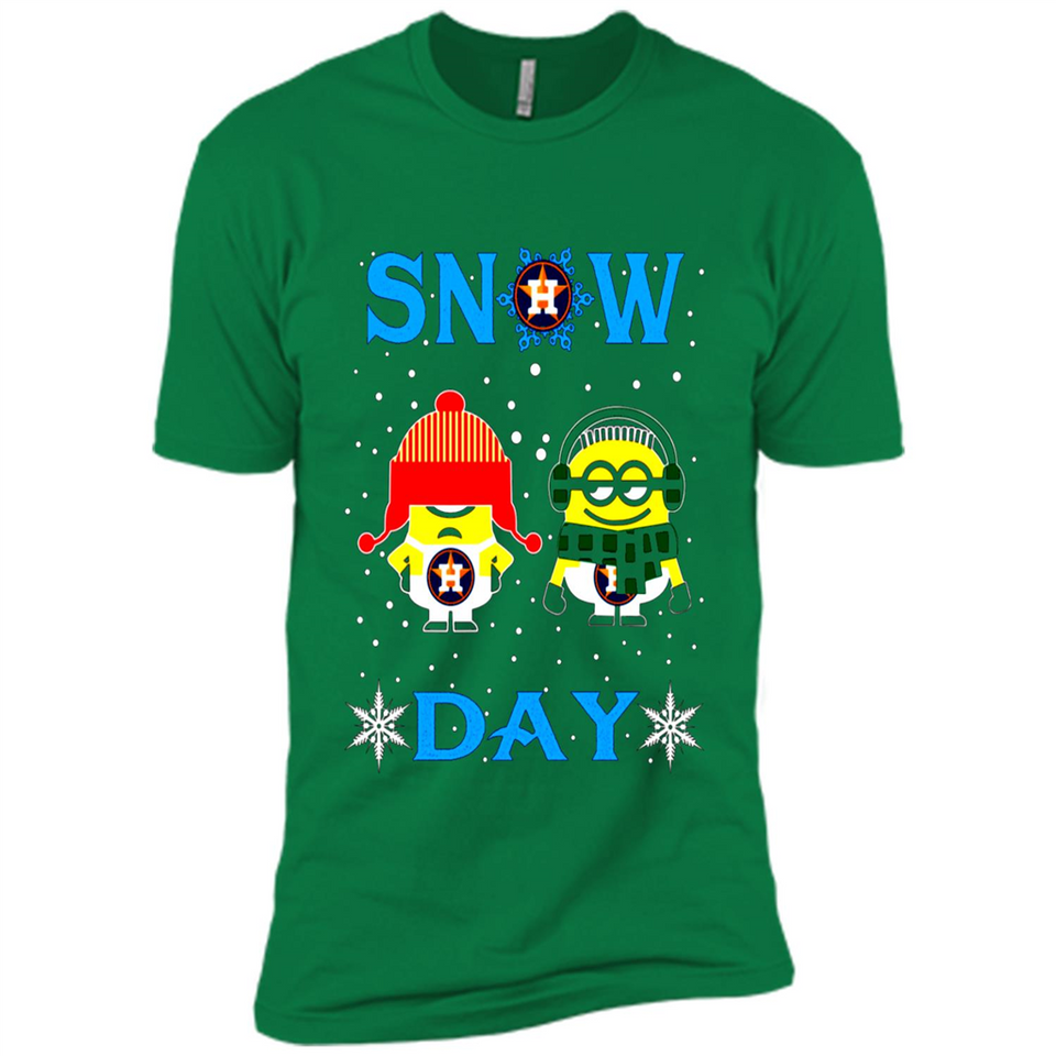 Snow Day Shirt For Houston Astros Vs Minion Fans pingpong