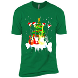 Santa Hat Electric Guitar Classical Guitar Christmas shirt Ladies' Boyfriend