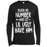 Block His Number and Let Lil Ugly have Him - Canvas Long Sleeve T-Shirt