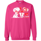 Snoopy loves NBA Atlanta Hawks - Sweatshirt
