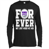 Sacramento Kings Forever For ever not just when we win - Canvas Long Sleeve T-Shirt