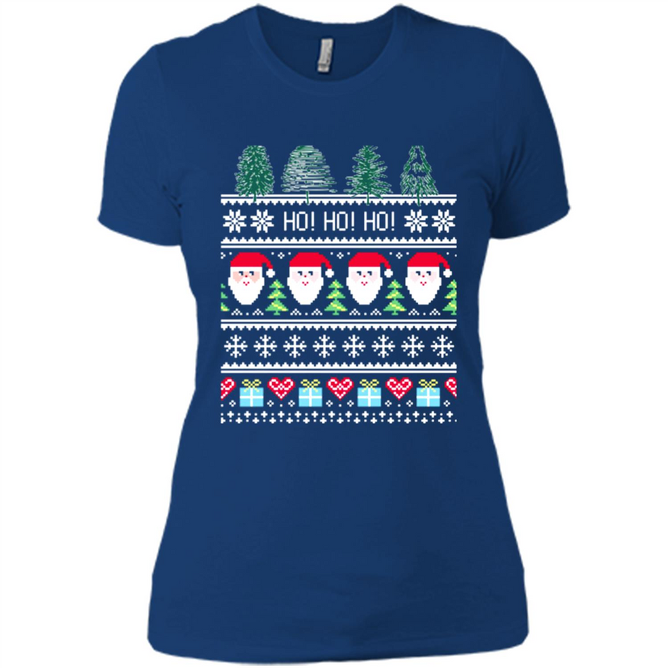 Ugly Merry Christmas Tree Santa Snowflakes