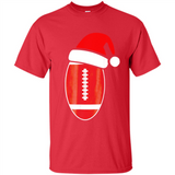 Christmas Football Shirt - Football Santa Hat Christmas