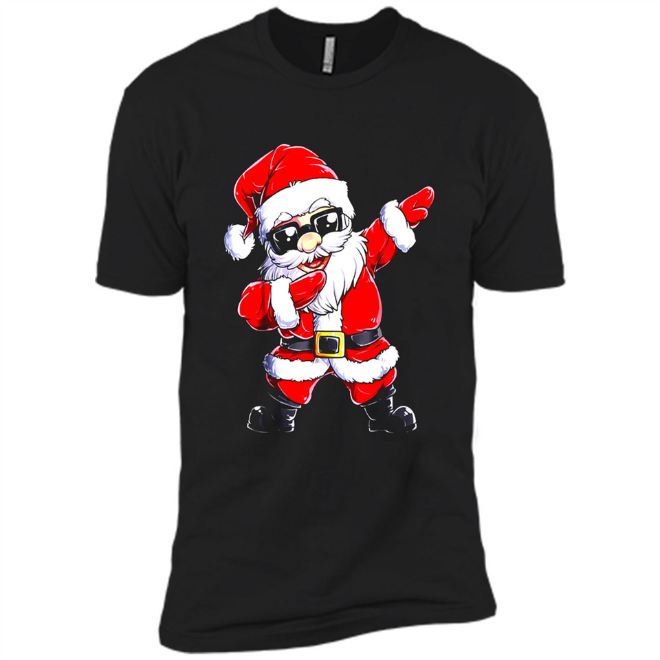 Christmas shirt Dabbing Santa Claus Xmas Gift - Premium Short Sleeve T-Shirt