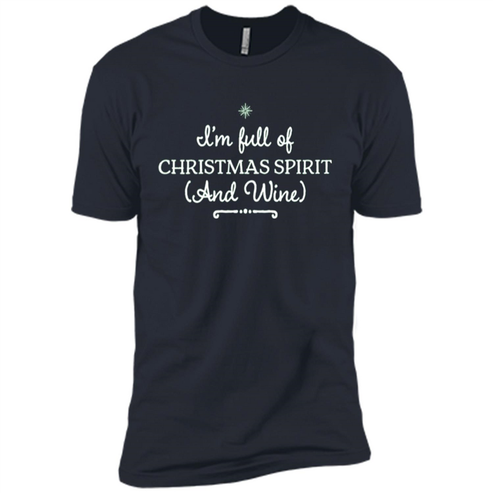 Christmas Tshirt for Women - Christmas Wine