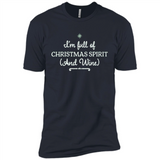 Christmas Tshirt for Women - Christmas Wine
