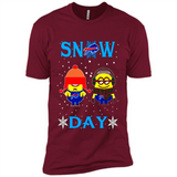 Snow Day Shirt For Buffalo Bills Vs Minion Fans pingpong