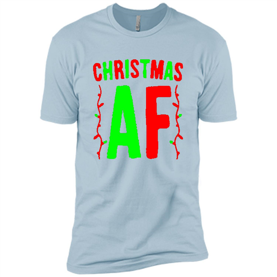 Christmas Ugly Sweater Christmas AF - Premium Short Sleeve T-Shirt