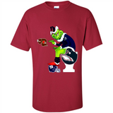 Los Angeles Rams Toilet Grinch Santa Claus Football Fan PINGPONG