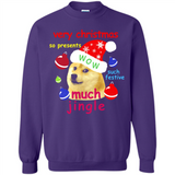 Christmas Doge Meme Shirts Funny Santa Shiba Inu Dog - Sweatshirt