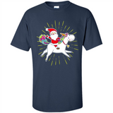 Unicorn And Santa Christmas - Shirt