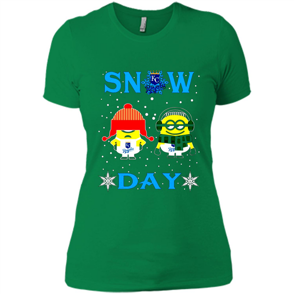 Snow Day Shirt For Kansas City Royals Vs Minion Fans pingpong