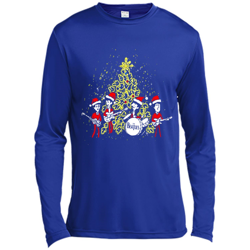 The Beatles chibi Christmas - Canvas Long Sleeve T-Shirt