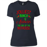 Jolliest Bunch Of Assholes This Side Of The Nuthouse Shirt PINGPONG - Ladies' Boyfriend T-Shirt