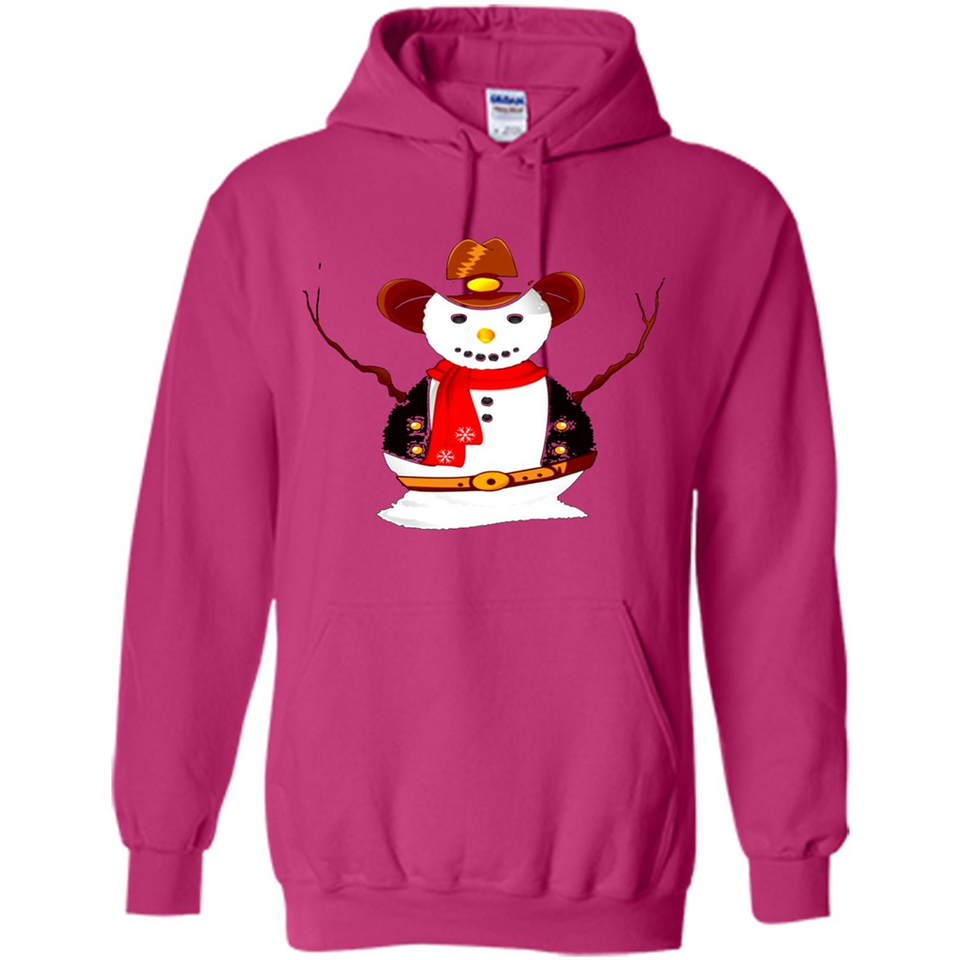 Snowman Cowboy Merry Christmas Xmas