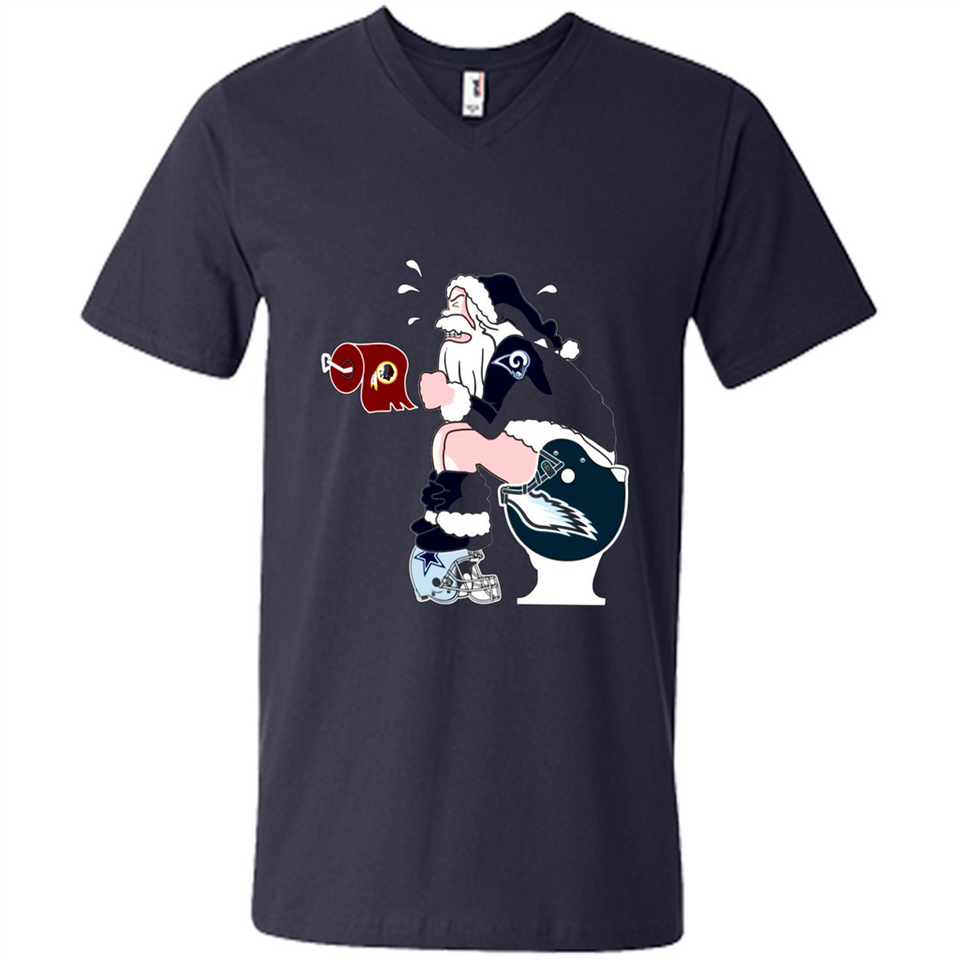 Los Angeles Rams Toilet Santa Claus PINGPONG