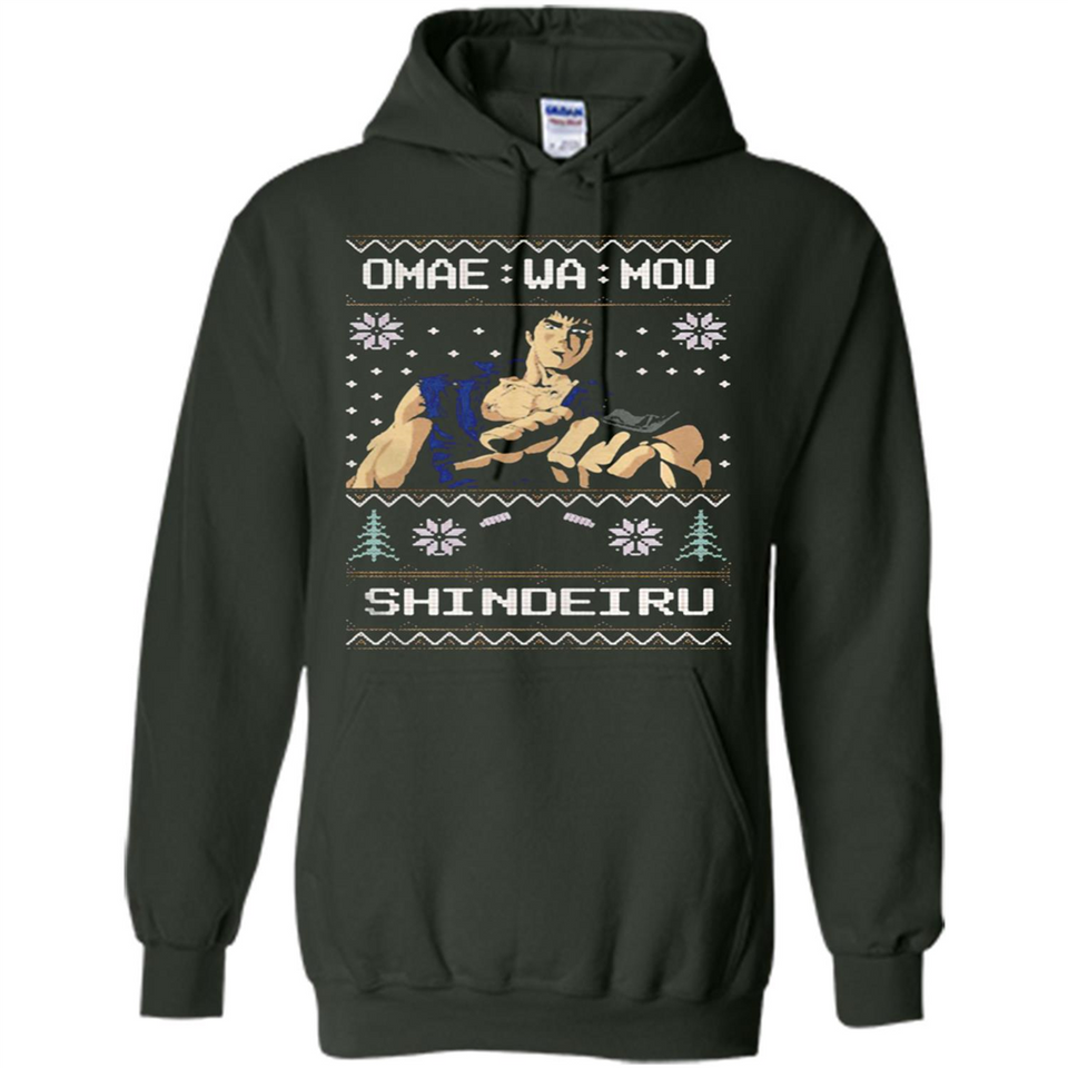 Omae Wa Mou Shindeiru Ugly Christmas Sweater - Hoodie