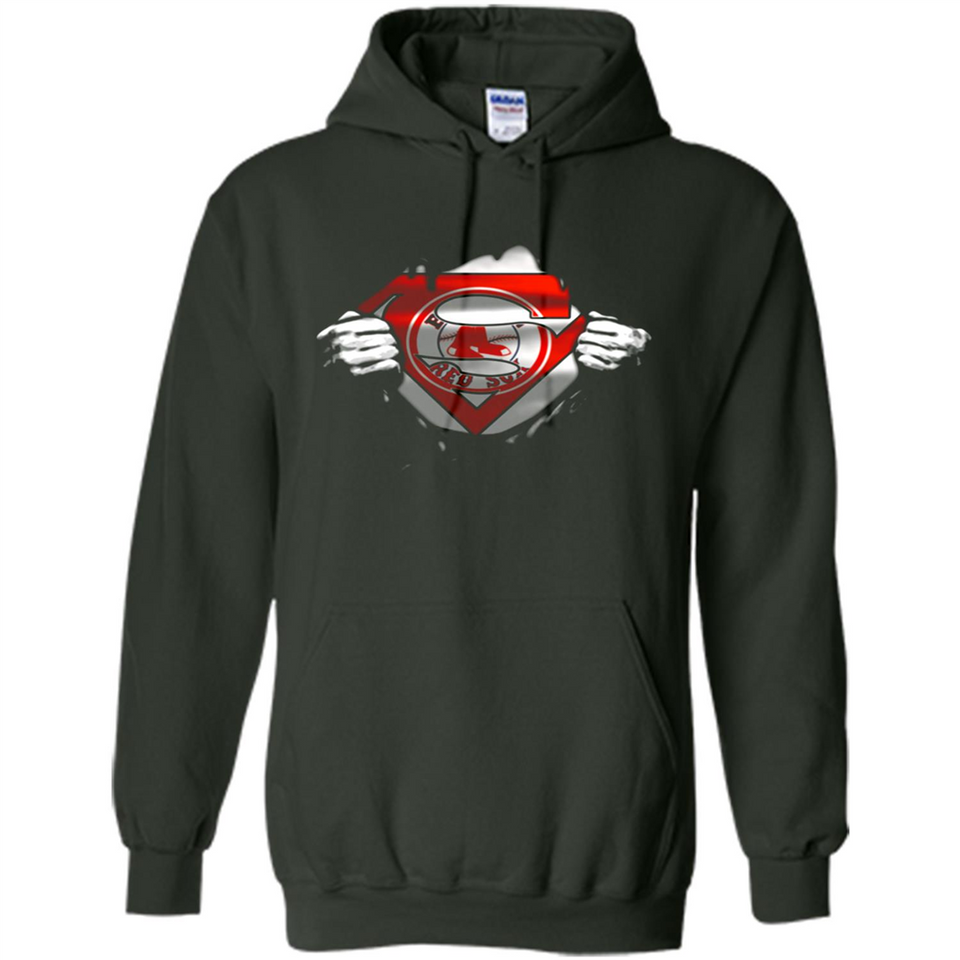 Boston Red Sox And Superman Fans - Hoodie