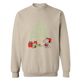 Snoopy Merry Christmas with Christmas tree T-Shirt - Sweatshirt
