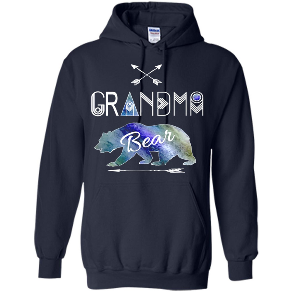 Grandma Bear Shirt Tribal Family Vacation & Camping Tee - Hoodie