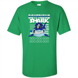 Police boyfriend Shark Blue Line Tee