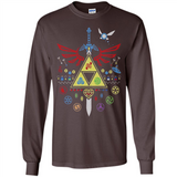 Song of Christmas Time the Legend of Zelda Ugly Sweater Perfect Christmas - Long Sleeve T-Shirt