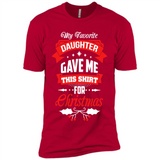 My Favorite Daughter Gave Me This Shirt For Christmas Gift - Premium Short Sleeve T-Shirt