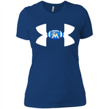 Miami Marlins Under Armour Logo - Ladies' Boyfriend T-Shirt