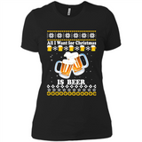 All I want for Christmas is Beer sweater - Ladies' Boyfriend T-Shirt